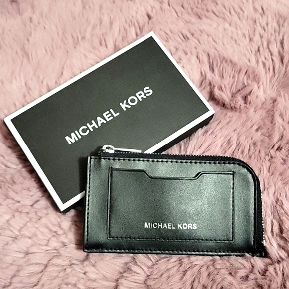 MICHAEL KORS Men's Leather Zip Wallet - Picture 1 of 9